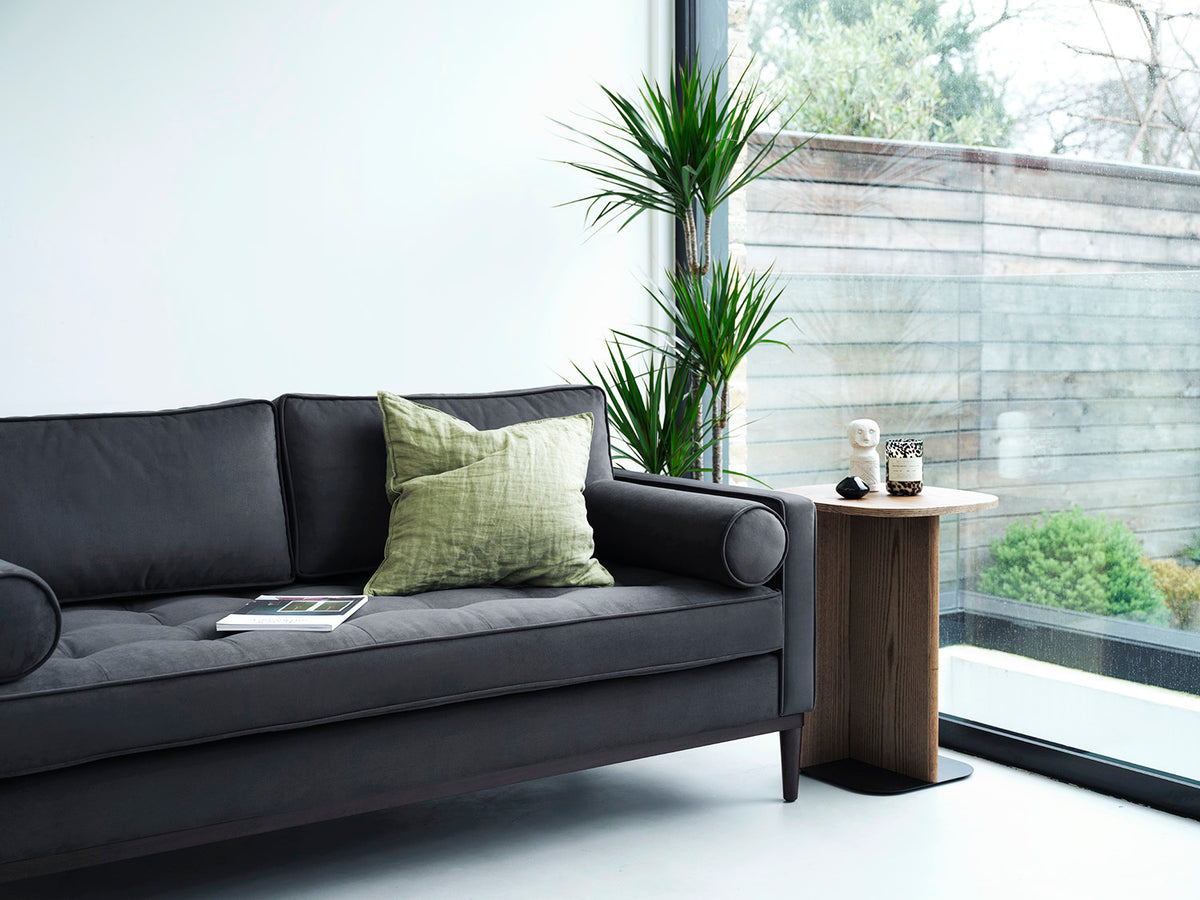 Model 02 Sofa Bed 3 Seater, Charcoal