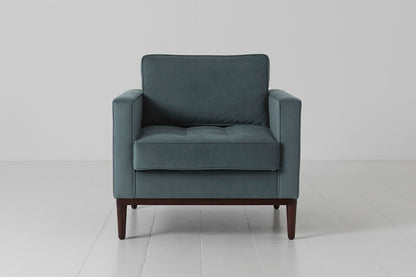 Model 02 Armchair, Petrol