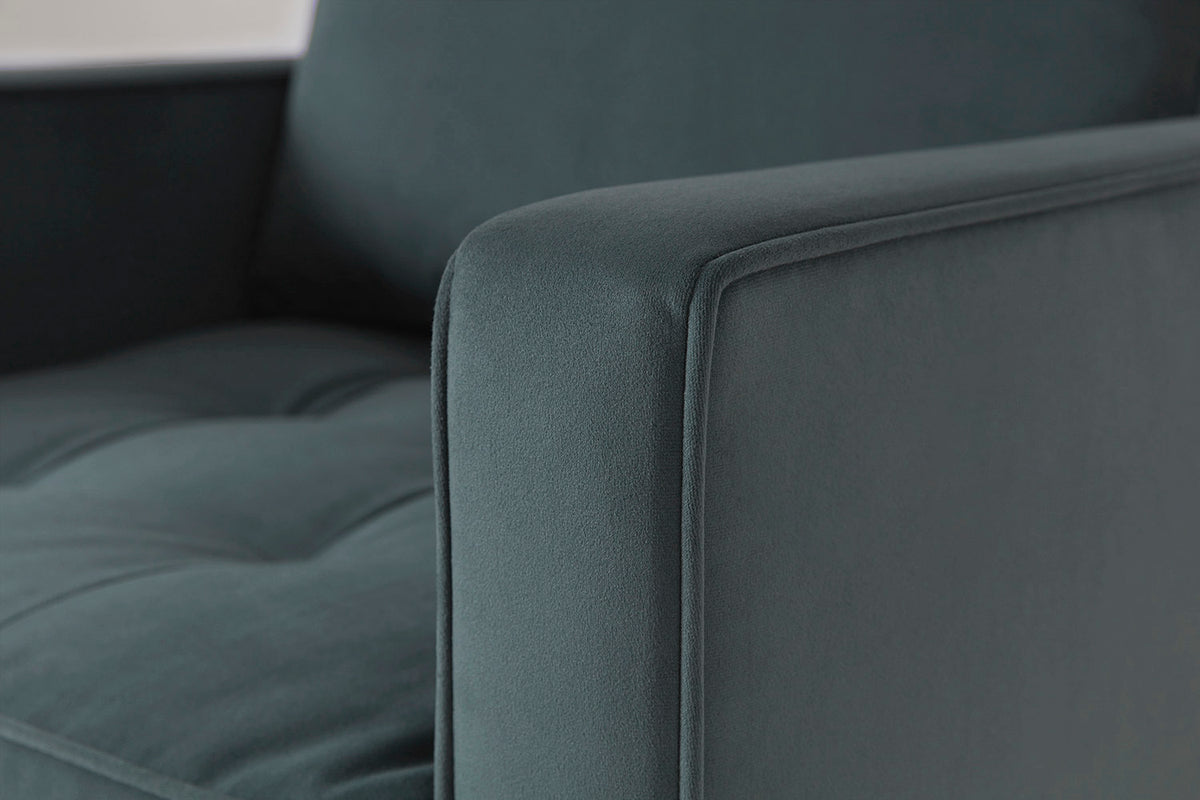 Model 02 Armchair, Petrol