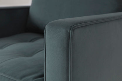 Model 02 Armchair, Petrol