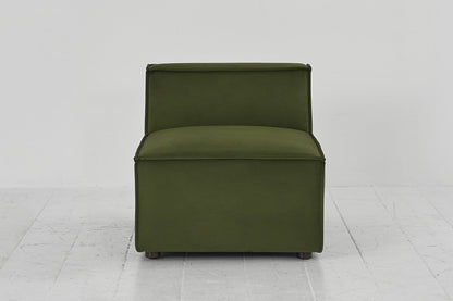 Vine image 1 - Model 03 Single Seat in Vine Velvet Front View