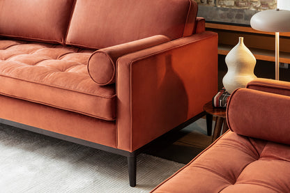 Model 02 Sofa Bed 3 Seater, Brick
