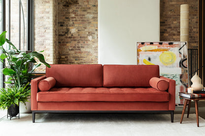 Model 02 Sofa Bed 3 Seater, Brick