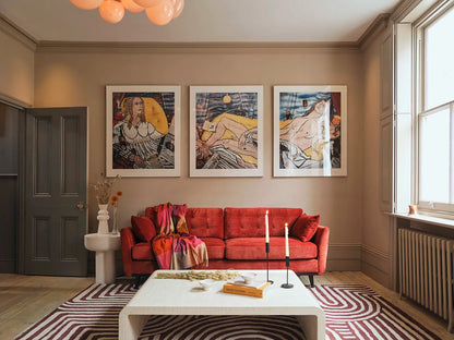 Model 10 3-Seater Sofa, Harissa