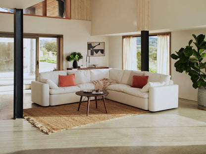 Model 13 Corner Sofa, White