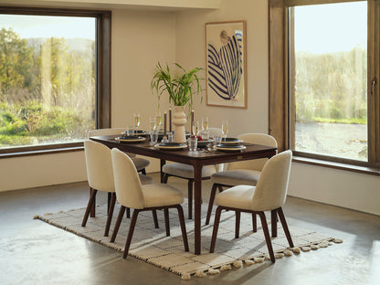Dining Table 01 Extending Dining Table, Walnut / 6-8 seater