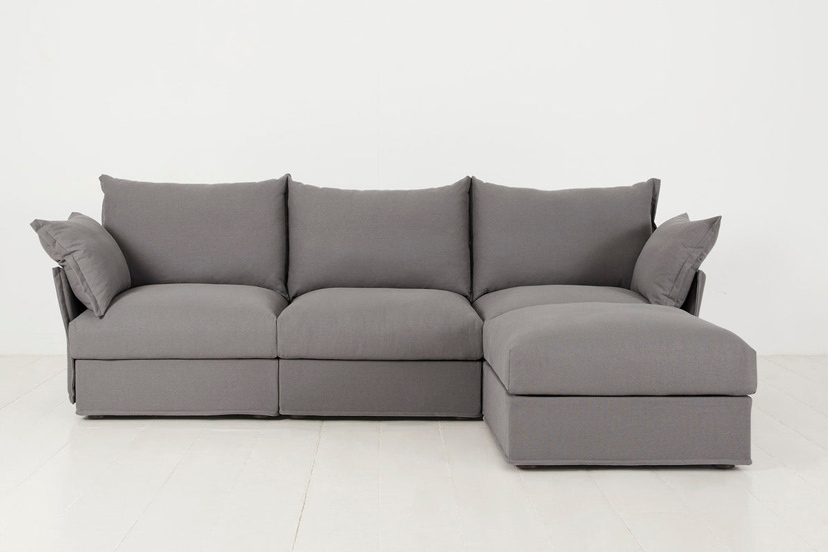 Model 06 3-Seater Right Chaise Sofa, Risso