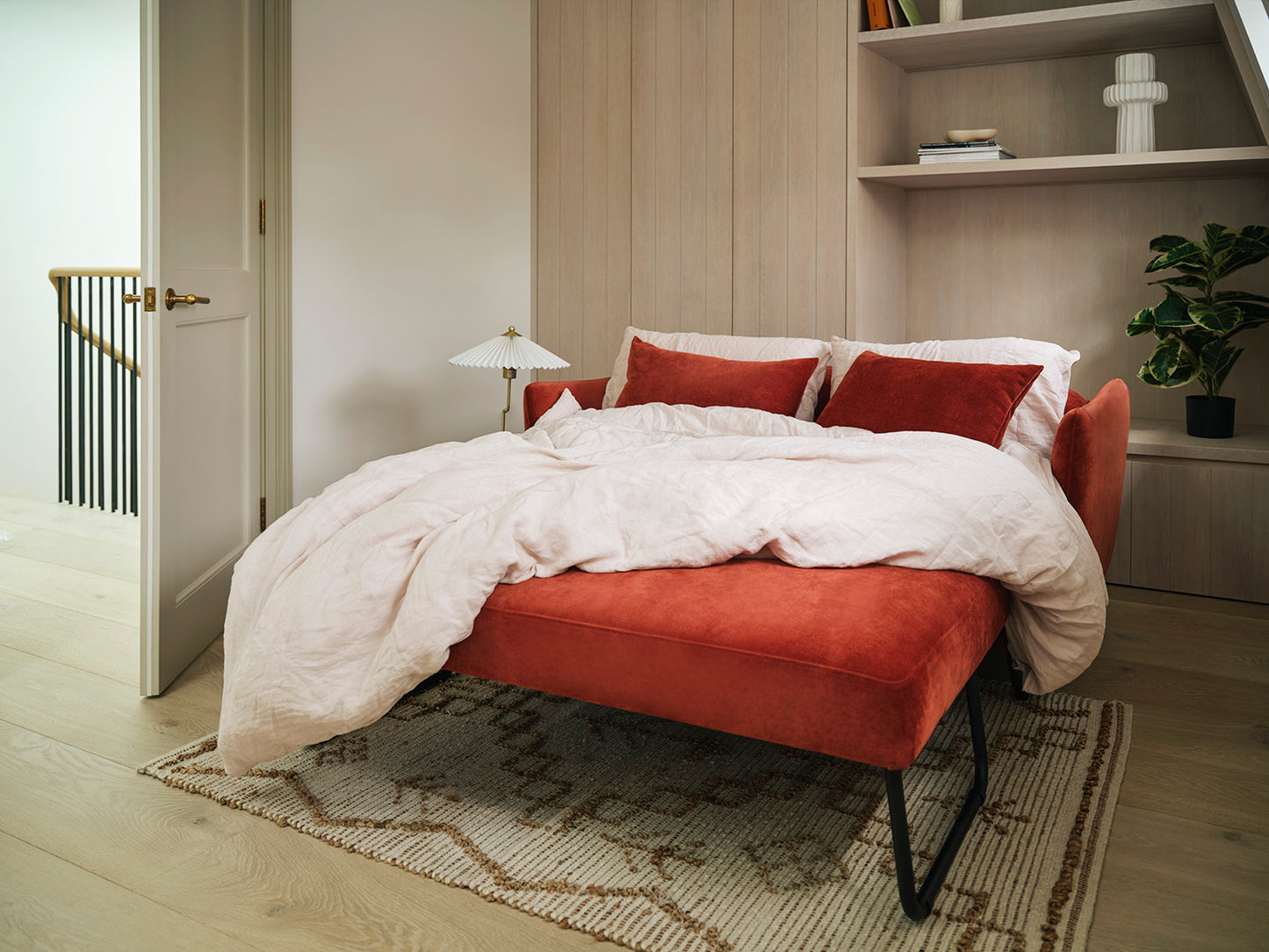 Model 08 Sofa Bed 2 Seater, Harissa