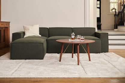 Model 03 3-Seater Left Chaise Sofa, Fern