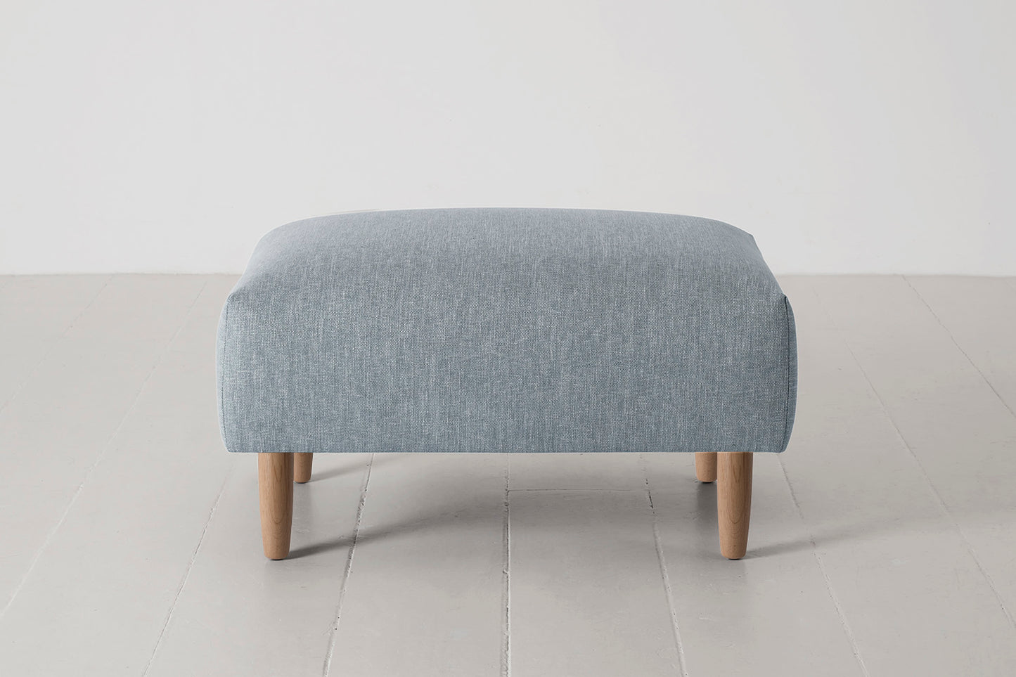 Model 05 Ottoman, Oak / Seaglass