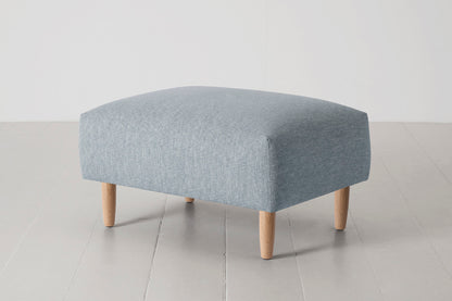 Model 05 Ottoman, Oak / Seaglass