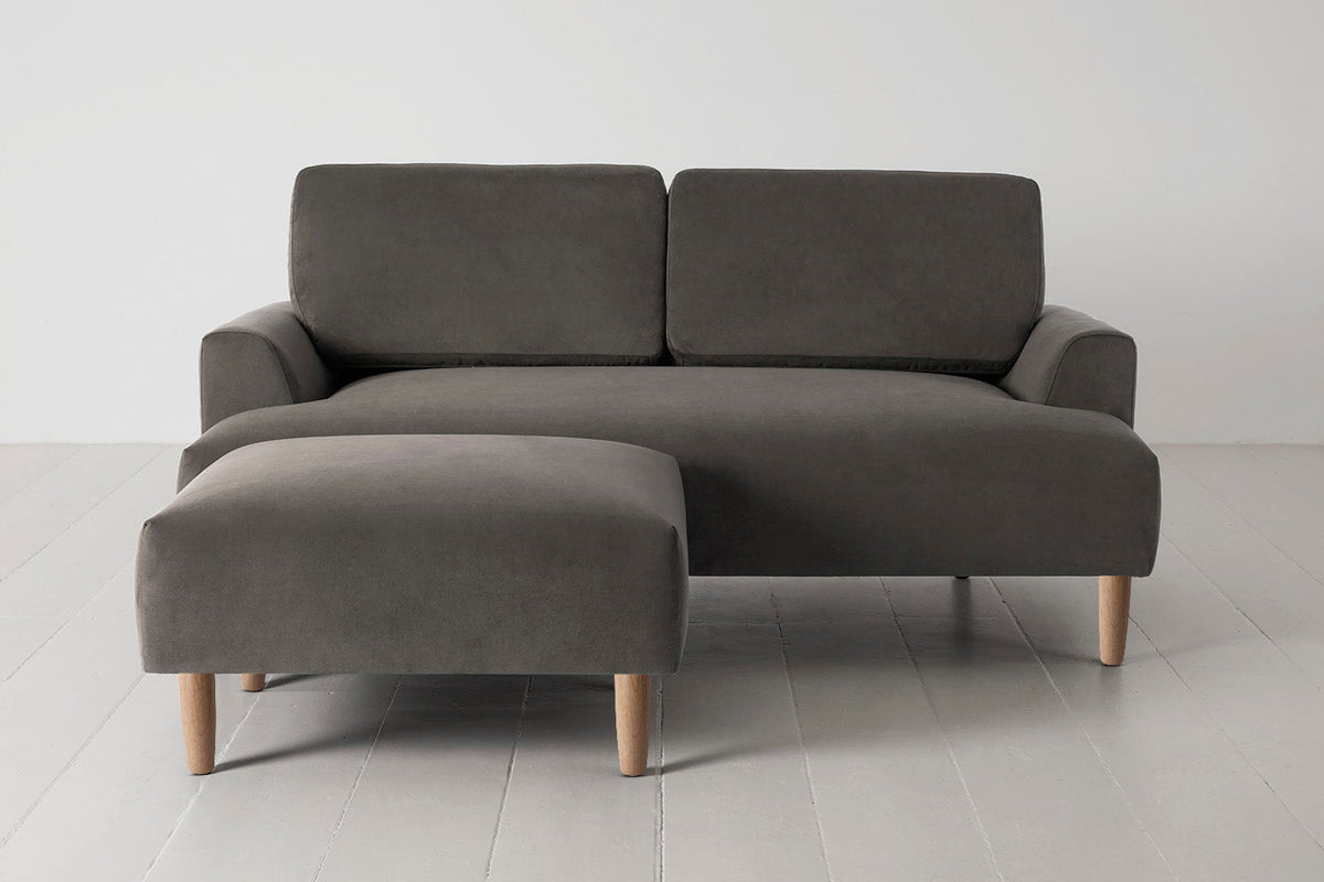 Model 05 Ottoman, Oak / Elephant