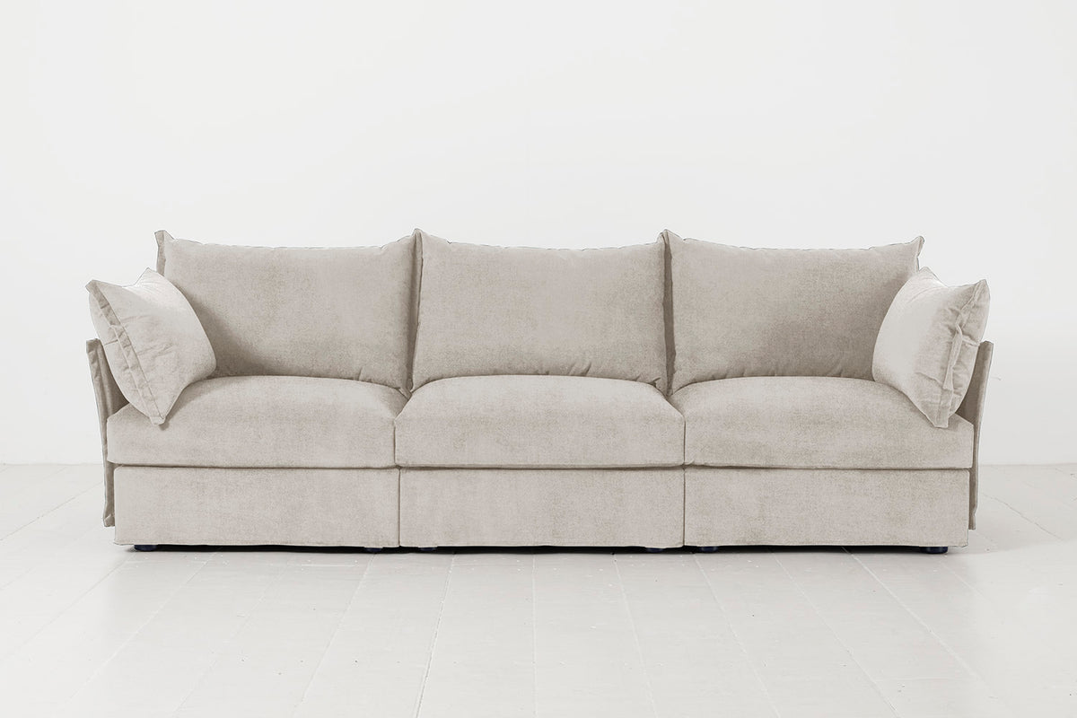 Model 06 3-Seater Sofa, Chalk