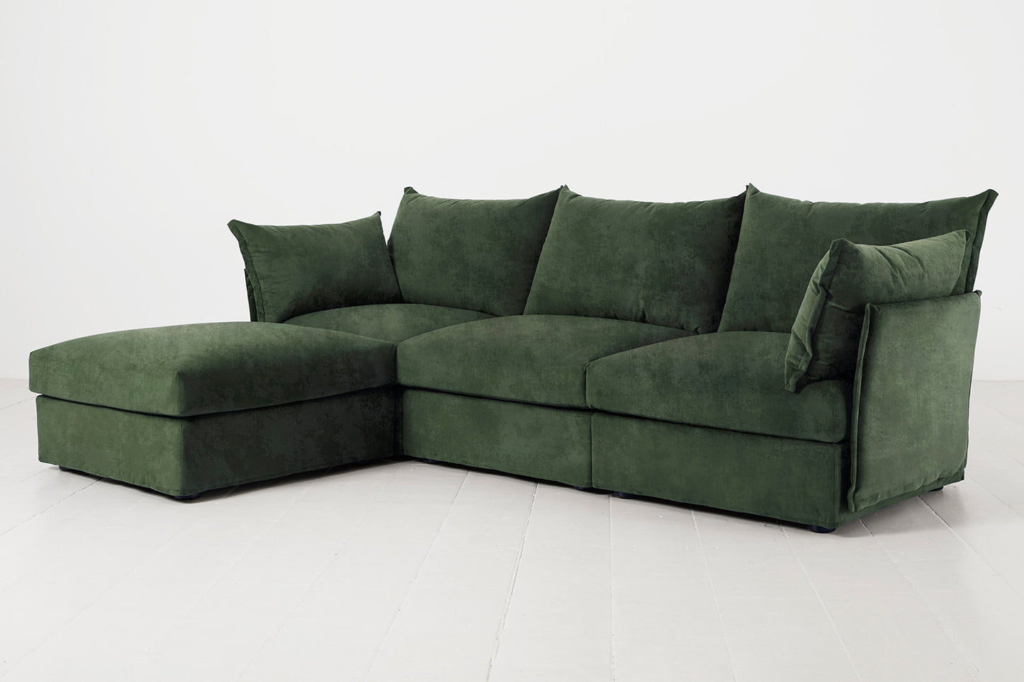 Model 06 3-Seater Left Chaise Sofa, Conifer