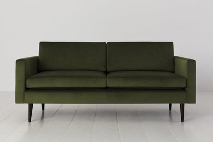 green sofa 2 seater