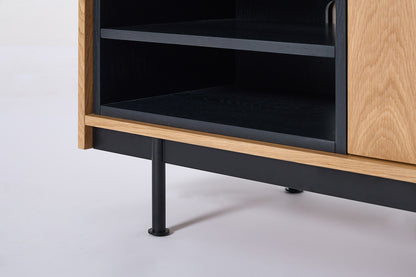 TV Unit 02 For TVs up to 65-inches, Oak