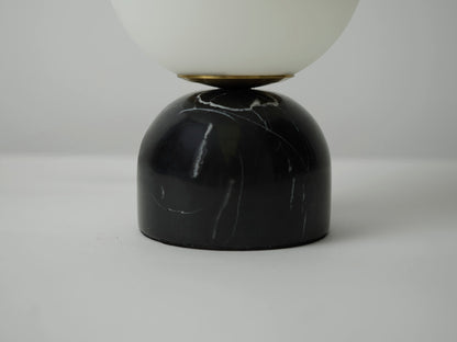 Table Lamp 03, Black Marble