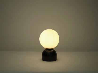 Table Lamp 03, Black Marble