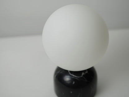Table Lamp 03, Black Marble