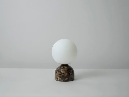 Table Lamp 03, Brown Marble