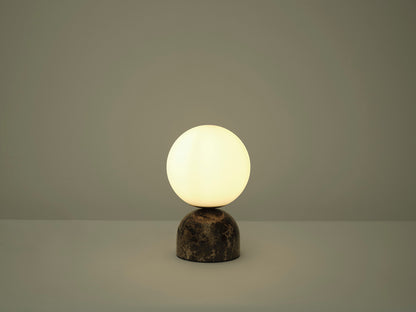 Table Lamp 03, Brown Marble