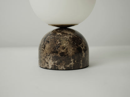 Table Lamp 03, Brown Marble
