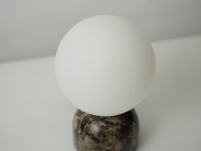 Table Lamp 03, Brown Marble