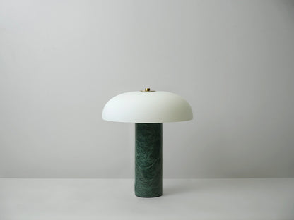 Table Lamp 04, Green Marble