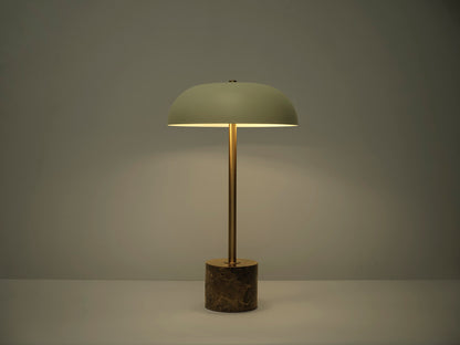 Table Lamp 05, Brown Marble