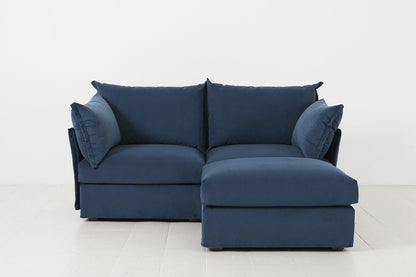 Model 06 2-Seater Right Chaise Sofa, Teal