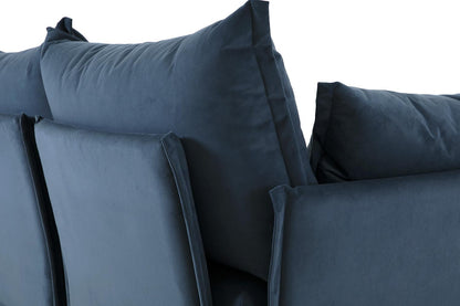 Model 06 Corner Sofa with Ottoman, Teal
