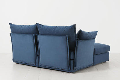 Model 06 2-Seater Right Chaise Sofa, Teal