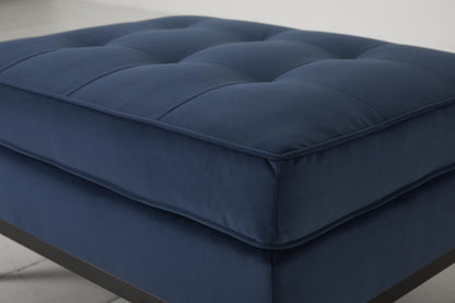 Model 02 Ottoman, Teal