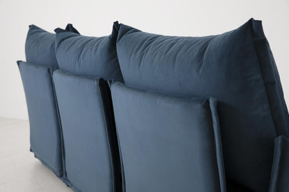 Model 06 3-Seater Left Chaise Sofa, Teal