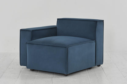 Model 03 Left Arm Sofa Module, Teal