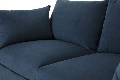 Model 06 2-Seater Right Chaise Sofa, Teal