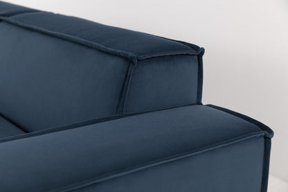 Model 03 3-Seater Left Chaise Sofa, Teal