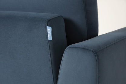 Model 05 2-Seater Sofa with ottoman, Teal