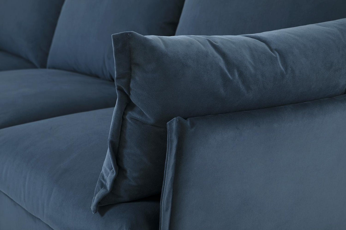 Model 06 3-Seater Left Chaise Sofa, Teal