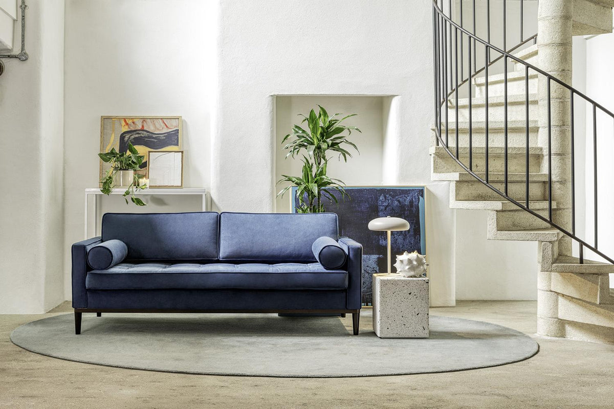 Model 02 2-Seater Sofa, Indigo