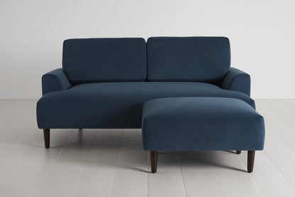Model 05 2-Seater Sofa with ottoman, Teal