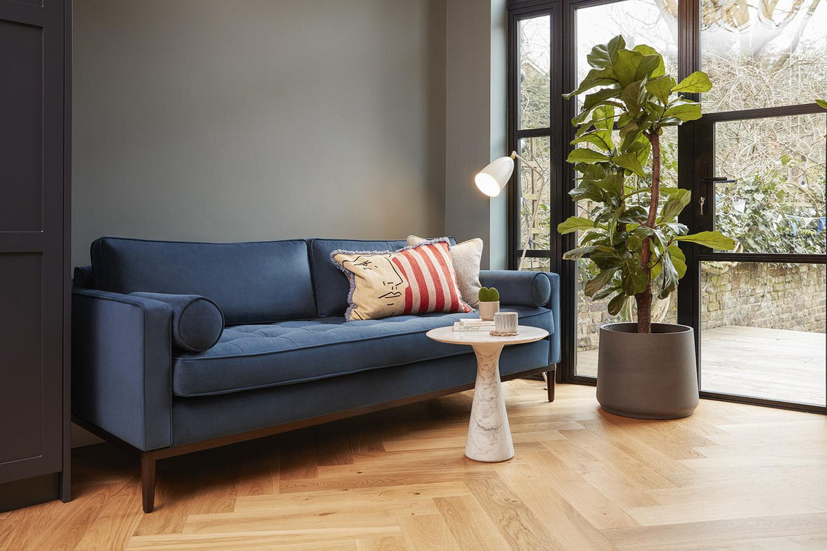 Model 02 2-Seater Sofa, Indigo