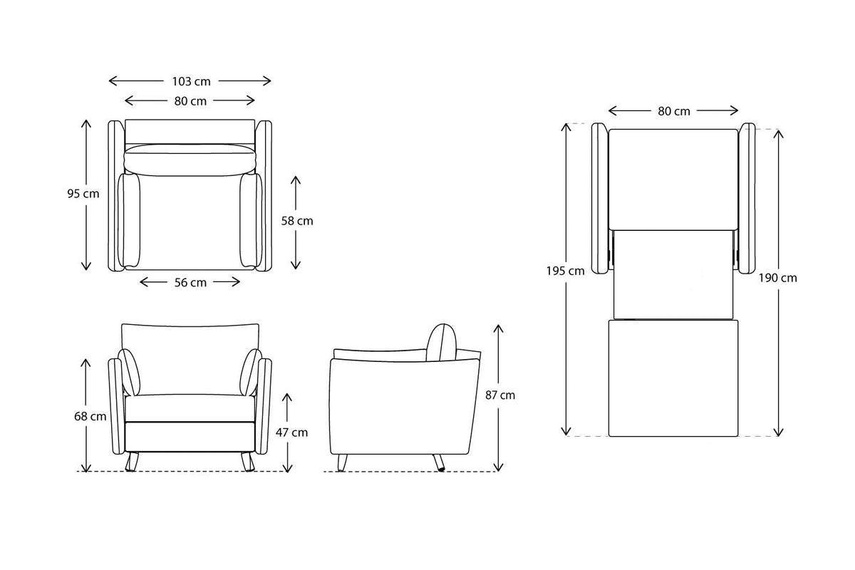 Model 08 Chair Bed