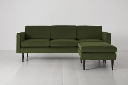 Model 01 3-Seater Sofa with Ottoman, Vine