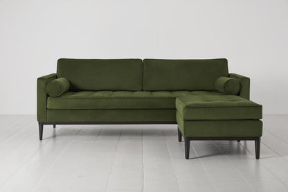 Model 02 3-Seater Sofa with Ottoman, Vine