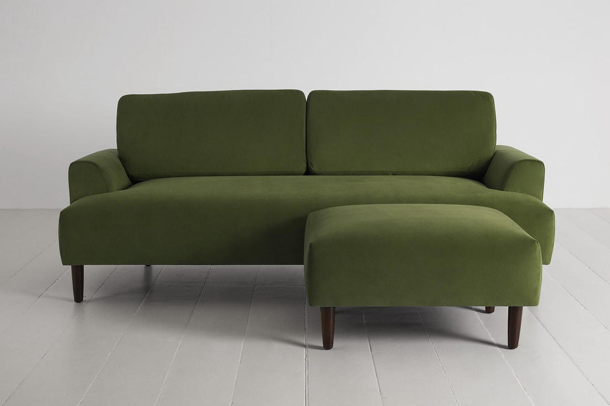 Model 05 3-Seater Sofa with ottoman, Vine