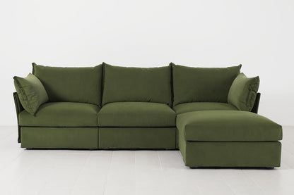 Model 06 3-Seater Right Chaise Sofa, Vine