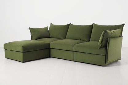 Model 06 3-Seater Left Chaise Sofa, Vine