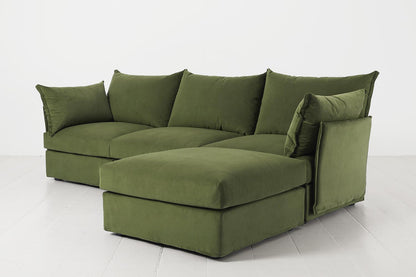 Model 06 3-Seater Right Chaise Sofa, Vine