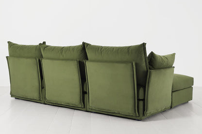 Model 06 3-Seater Left Chaise Sofa, Vine